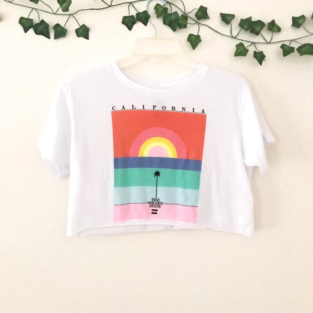 Billa bong cropped California t shirt